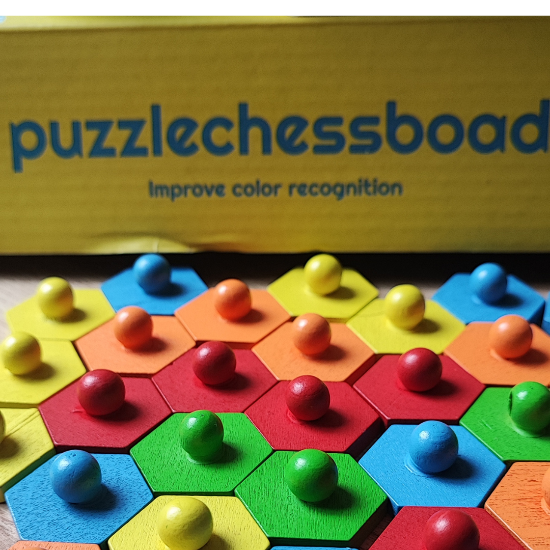 PUZZLECHESSE-Rompecabeza en madera para chiquis